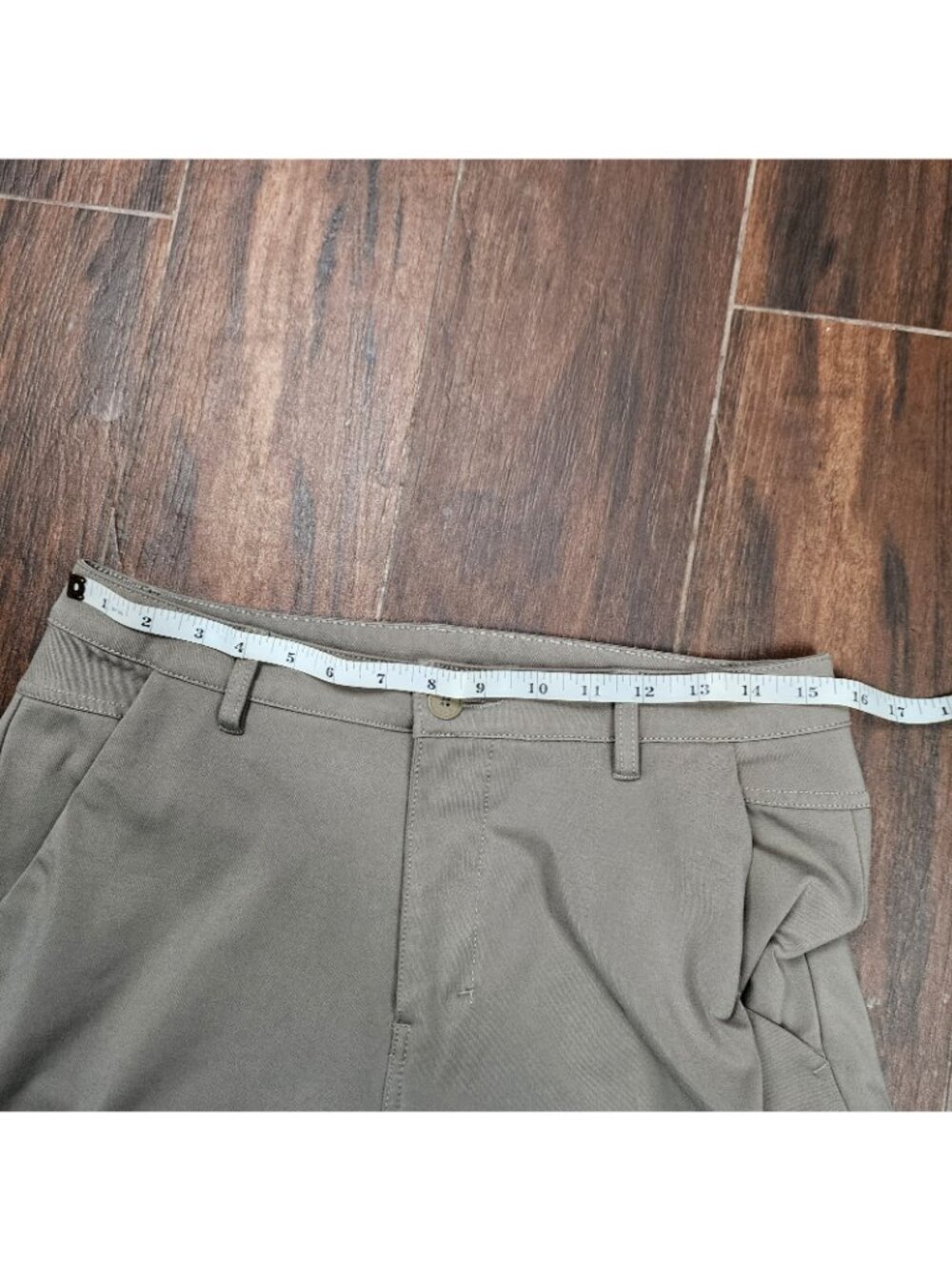 BYLT Premium Basics Everyday Pants Mens 32x26 Chino Khaki Casual Stretch - Picture 6 of 11